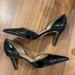 Elegant Black Patent Leather Heels